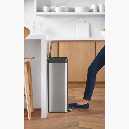 Kohler 8-gallon loft stainless steel step trash can