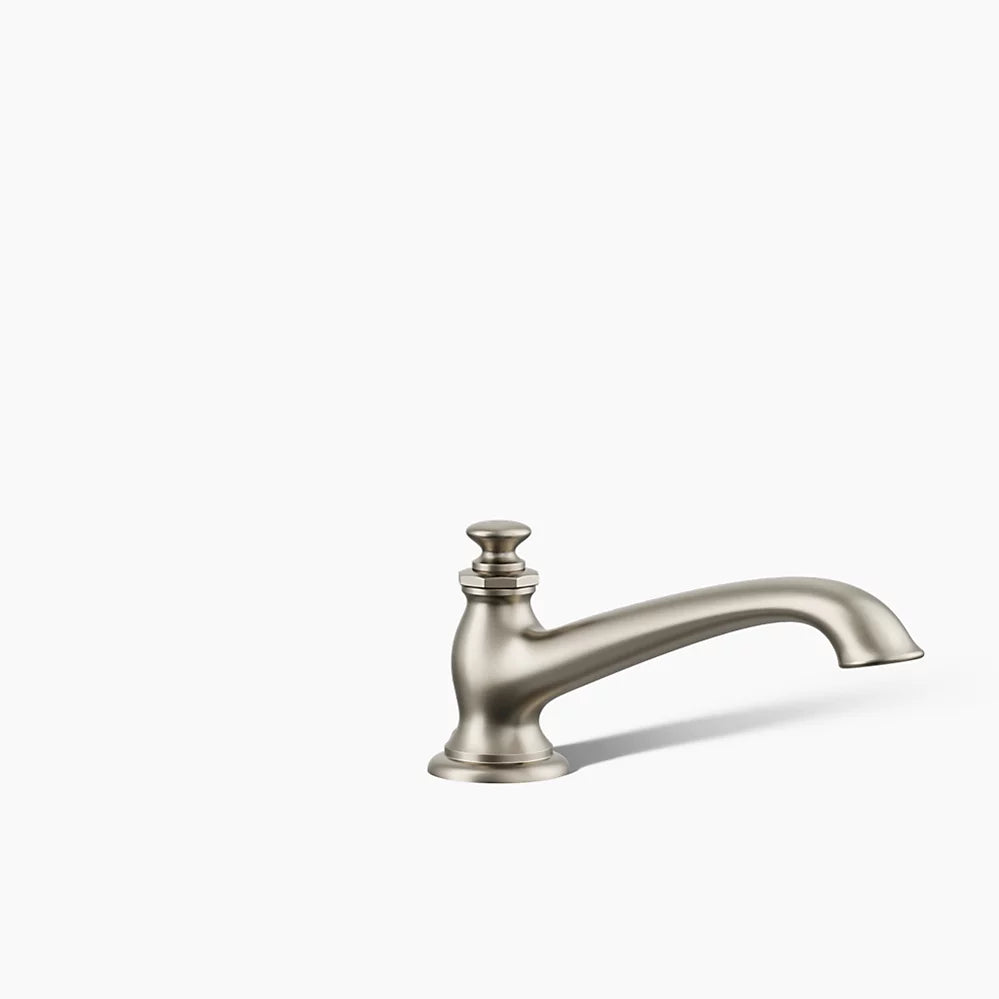 Kohler Deck-mount bath spout with flare design