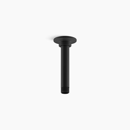 Kohler 6" ceiling-mount single-function rainhead arm and flange