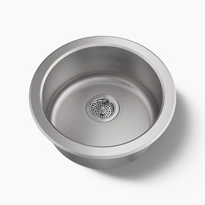 Kohler Undertone® Lyric® 18-1/2" top-/undermount single-bowl bar sink
