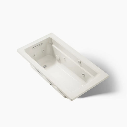Kohler Archer Heated Bubblemassage Air Bath And Whirlpool 60 x 32-Inch Drop-In Bathtub