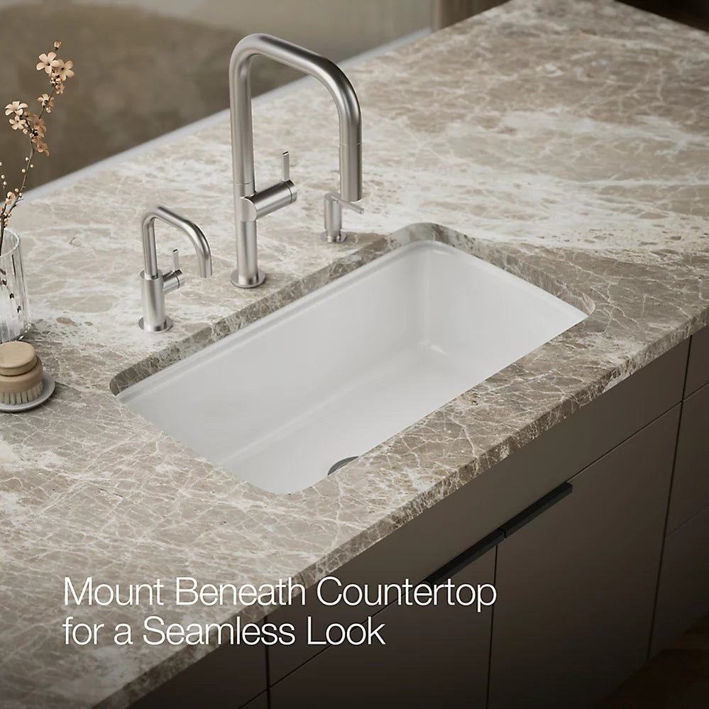Kohler Cape Dory® 33" undermount single-bowl kitchen sink