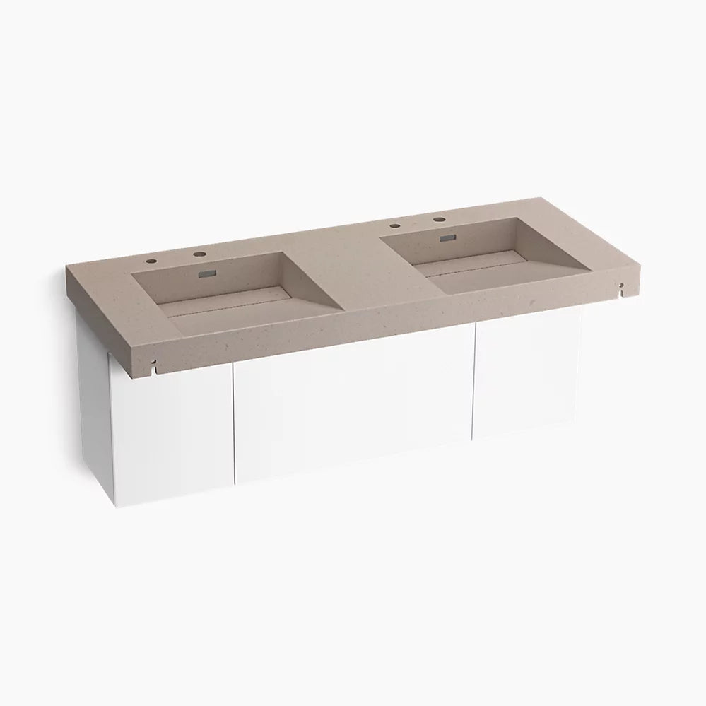 Kohler 60" wall-mount basin lavatory system