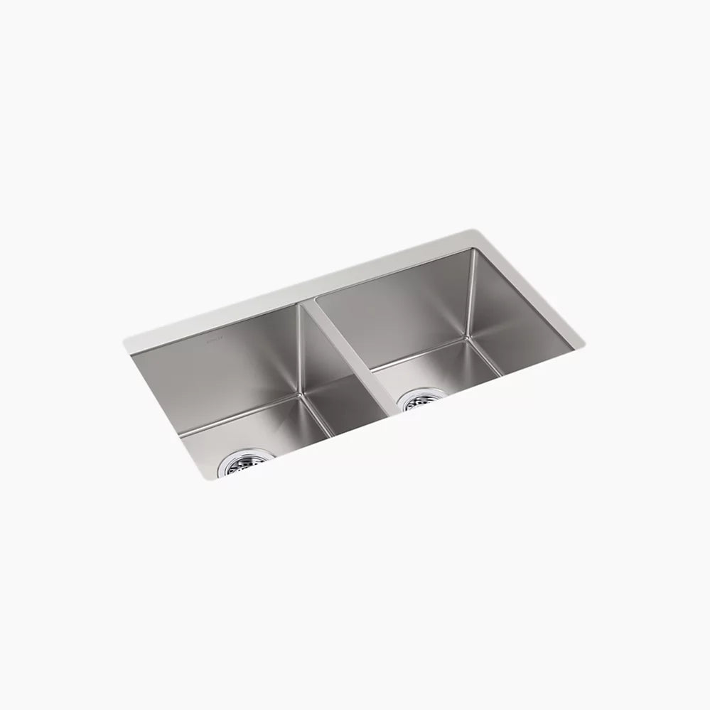 Kohler 29-1/2" undermount double-bowl kitchen sink