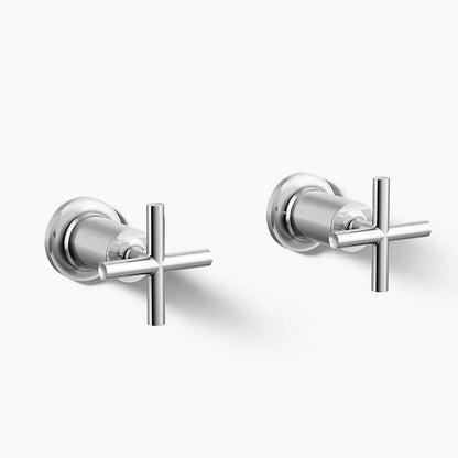 Kohler Deck- or wall-mount bath faucet handle trim with cross design
