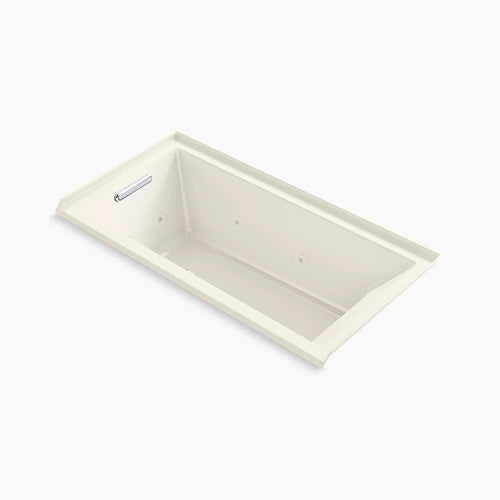 Kohler 60" x 30" drop-in/alcove heated whirlpool bath, left drain