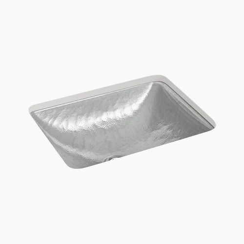 Yepsen® 20" rectangular undermount bathroom sink, no overflow