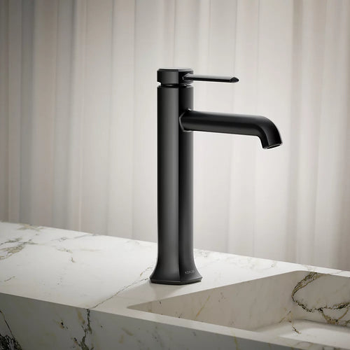 Occasion® Tall single-handle bathroom sink faucet, 0.5 gpm