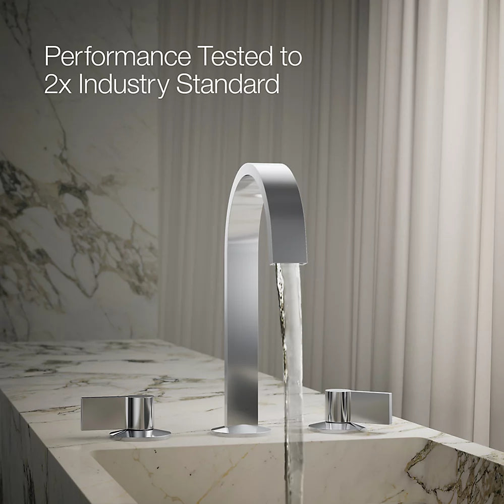 Kohler Bathroom sink faucet spout with Ribbon design, 1.2 gpm