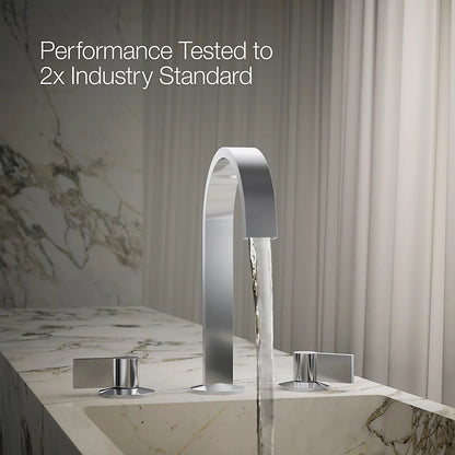 Kohler Bathroom sink faucet spout with Ribbon design, 1.2 gpm