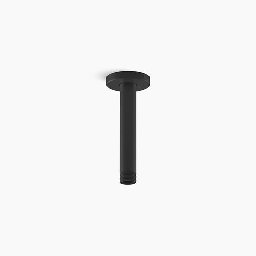 Kohler 6" ceiling-mount single-function rainhead arm and flange