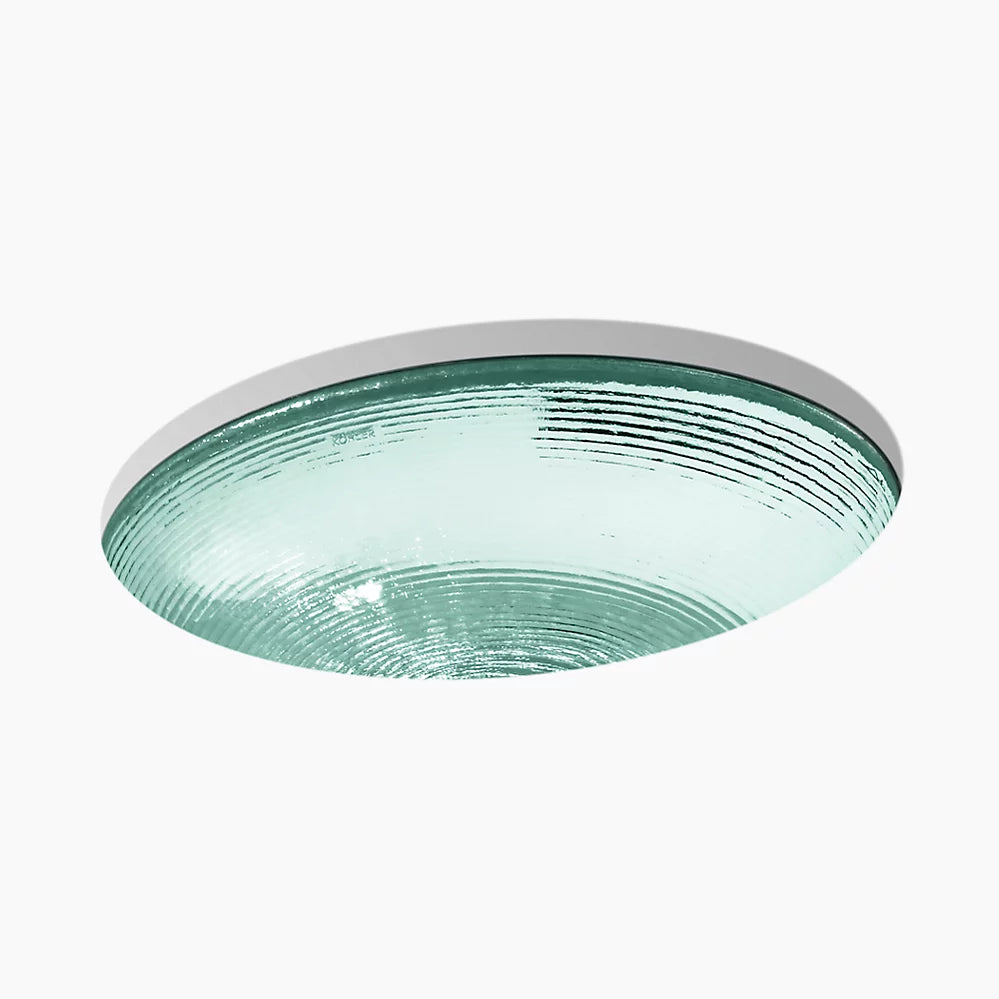 Kohler 19" oval undermount bathroom sink, no overflow