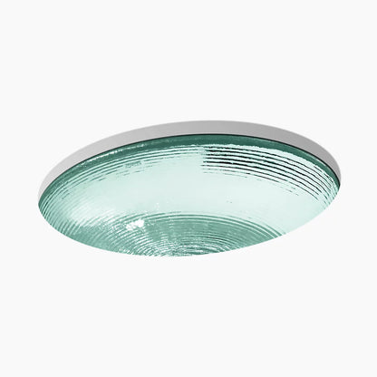 Kohler 19" oval undermount bathroom sink, no overflow
