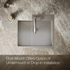 Kohler Vault™ dual-mount sink
