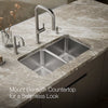 Kohler Undertone® 31-1/2" undermount double-bowl kitchen sink