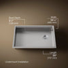 Kohler Strive® 29" undermount single-bowl workstation kitchen sink
