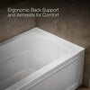 Kohler Devonshire Alcove bath, left drain