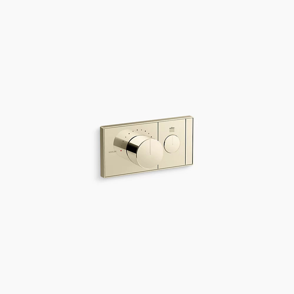 Kohler One-outlet recessed mechanical thermostatic valve control