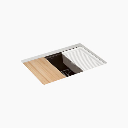 Kohler 27" undermount single-bowl workstation kitchen sink