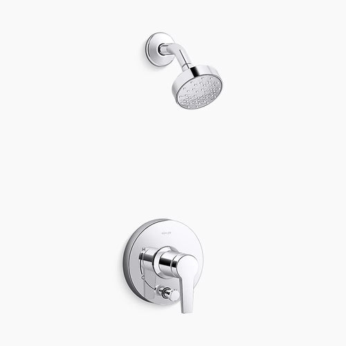 Kohler Rite-Temp® shower trim kit with push-button diverter, 2.5 gpm