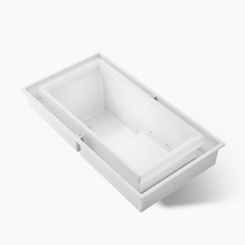sok® 63" x 31-1/2" drop-in Effervescence bath