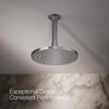 Kohler Round 8" single-function rainhead, 1.75 gpm