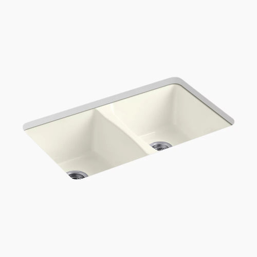 Kohler Deerfield® 33" undermount double-bowl kitchen sink