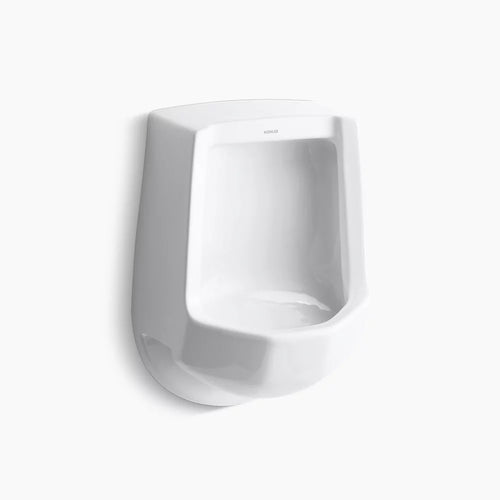 Kohler Siphon-jet half-stall 1.0 gpf urinal, rear spud