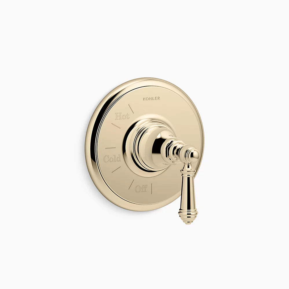 Kohler Rite-Temp® valve trim with lever handle