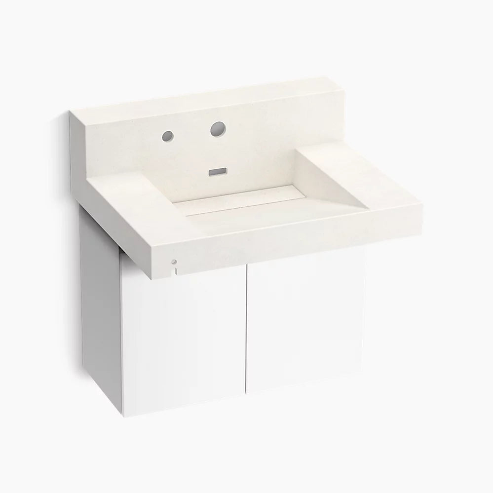 Kohler 30" wall-mount lavatory system with backsplash