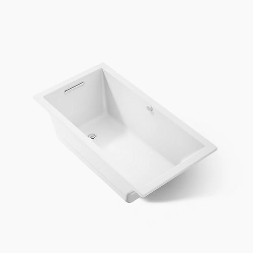 Kohler Underscore Heated Bubblemassage Air Bath With Bask Heated Surface 60 x 32-Inch Drop-In Bathtub