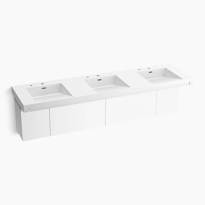 Kohler 90" wall-mount basin lavatory system