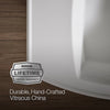 Kohler 23-3/4" rectangular pedestal bathroom sink