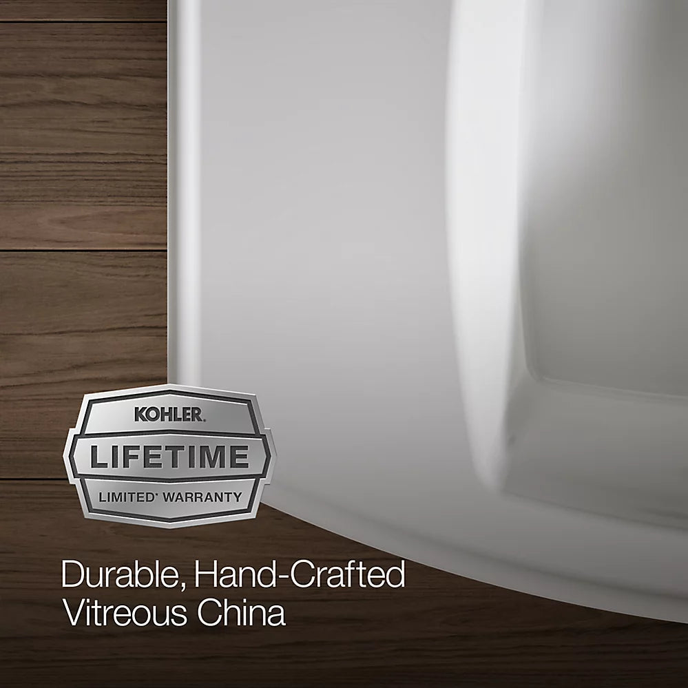 Kohler 23-3/4" rectangular pedestal bathroom sink