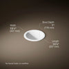 Kohler 13-1/4" round drop-in/undermount bathroom sink, no overflow