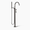 Kohler Floor-mount bath filler trim with lever handles and handshower