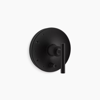 Kohler Rite-Temp® valve trim with push-button diverter and lever handle