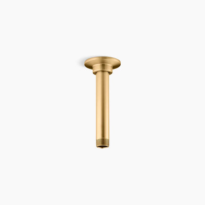 Kohler 6" ceiling-mount single-function rainhead arm and flange