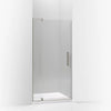 Kohler Pivot shower door, 70" H x 31-1/8 - 36" W, with 1/4" thick Crystal Clear glass