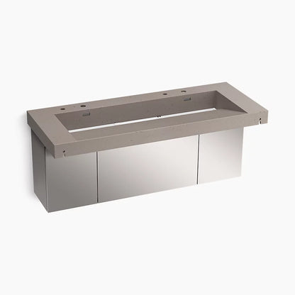 Kohler 60" wall-mount trough lavatory system