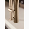 Kohler Touchless pull-down kitchen sink faucet with two-function sprayhead