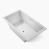 Kohler Underscore Heated Bubblemassage Air Bath 72 x 42-Inch Drop-In Bathtub