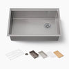 Kohler Strive® 29" undermount single-bowl workstation kitchen sink