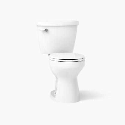 Kohler Two-piece round-front toilet, 1.28 gpf