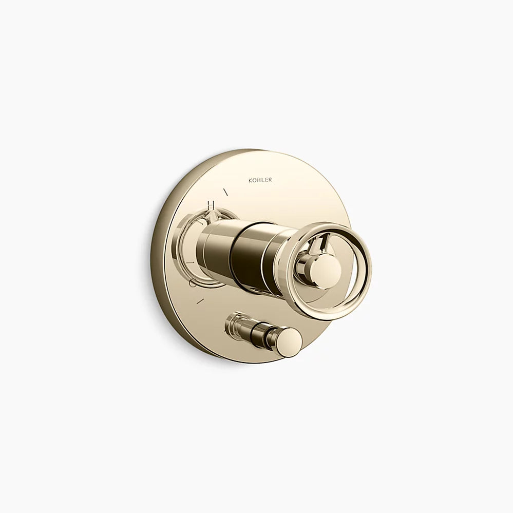 Kohler Rite-Temp® valve trim with Industrial handle and diverter