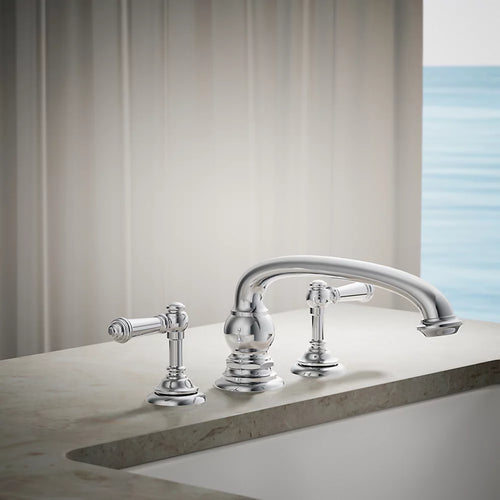 Kohler Deck-mount bath faucet handle trim with Lever design