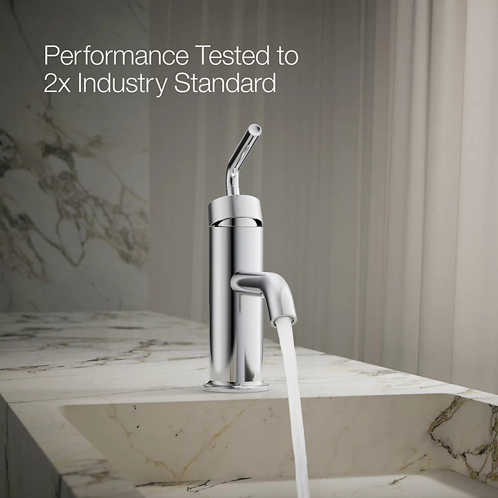 Kohler Single-handle bathroom sink faucet with Straight Lever handle, 1.2 gpm