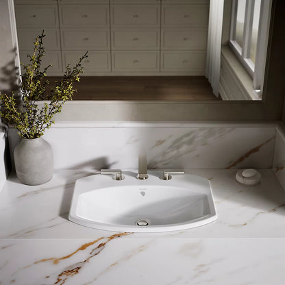 Kohler 22-3/4" rectangle drop-in bathroom sink