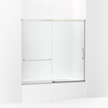 Kohler 56-3/4" H sliding bath door with 1/4"-thick glass