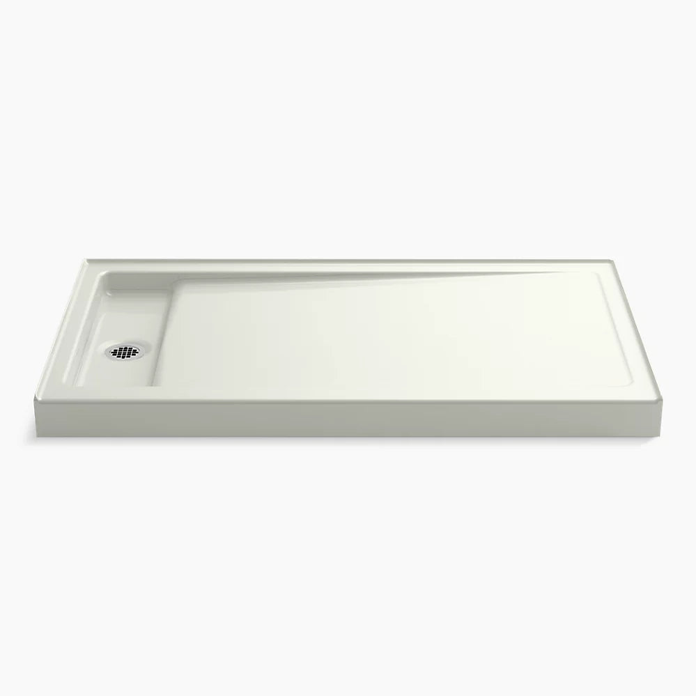 Kohler 60" x 34" alcove shower base, left drain